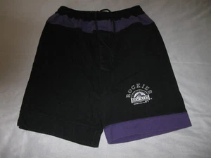 Colorado Rockies Vintage Sweatshorts 1993 Jostens Men's Medium MLB Baseball COL - Picture 1 of 4