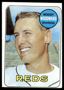1969 Topps #142 Woody Woodward  VG-EX-B112R1