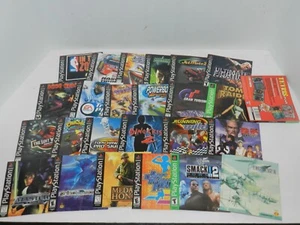 Sony PlayStation 1 PS1 Original Game Instruction Manuals Artwork Only - U Pick - Picture 1 of 29