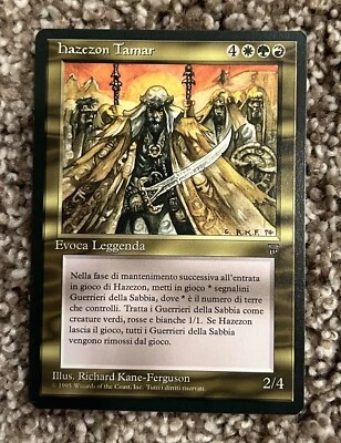 Hazezon Tamar Legends Italian Reserved List MTG Magic The Gathering MP - Image 1 of 2