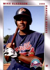 2008 Danville Braves Grandstand #6 Mike Elkerson San Clemente California CA Card