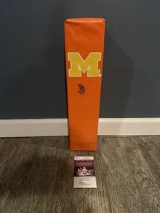 MASON GRAHAM SIGNED MICHIGAN WOLVERINES TOUCHDOWN PYLON JSA COA AUTOGRAPHED - Picture 1 of 3
