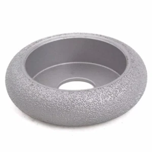 3" inch Grit 60 Width 25 mm Diamond Grinding Wheel Convex Curve BRAZED for Stone - Picture 1 of 4