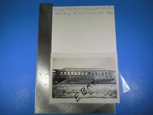 Vintage s/w Foto Foredaugh & verkauft Bruder Zirkus Eisenbahn Zugwagen S5129 - Bild 1 von 2