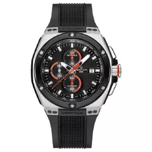 Elegant Swiss DS Eagle Men's Chronograph Automatic Watch - Model DS-2001, Black - Picture 1 of 2