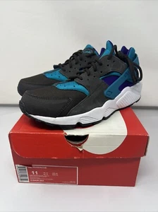 Size? x Nike Air Huarache "Teal Pack"/ US 11 Brown-Teal-Purple/ 318429 263 - Picture 1 of 9
