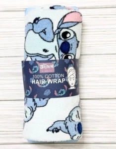 Disney Lilo & Stitch Hair Wrap Towel With Button Up Detail *Primark*-NEW - Picture 1 of 8