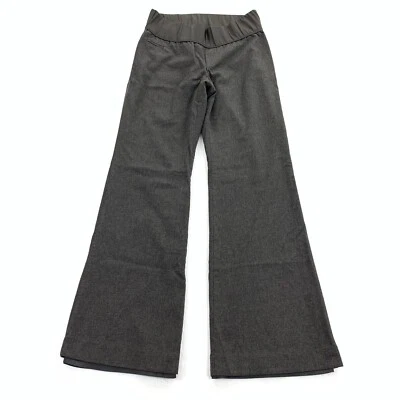Pantalones de vestir GAP Maternidad Hip Slang Fit 4 para mujer gris oscuro debajo del vientre S Foto 1 de 4