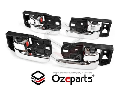Set of 4 Pcs Inner Door Handle Chrome For Toyota Landcruiser 100 Series 98~02 - Image 1 of 4