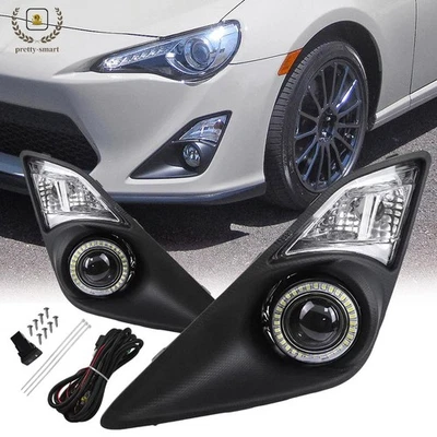 Pair LED Fog Lights Lamps w/Corner Lights For Toyota GT86 Scion FR-S 2012-2016 - Image 1 of 4