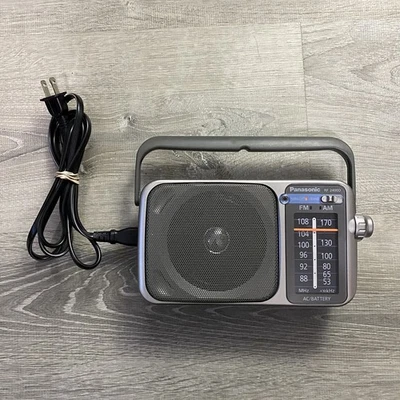 Panasonic RF-2400D Portable AM / FM Radio, Battery Operated & AC Analog Radio🔥 - Image 1 of 4