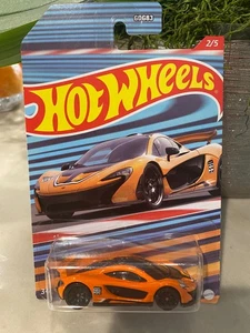 Hot Wheels Exotic Racing Circuit 2022 2/5 McLAREN P1 naranja con 10 radios negros - Imagen 1 de 1