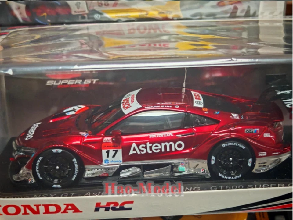 Spark 1/43 Honda nsx gt GT500 Super GT 2021 Resina Diecast Modelo Coche Regalos Rojo Foto 1 de 4