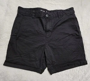 Men's Old Navy Black Shorts Size 33 Built in Flex Pockets 6" Inseam 16" Length  - Picture 1 of 14