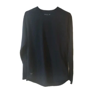 Camisa BYLT Para Hombres Med Negra Manga Larga Corte Caída Lux Rendimiento Elastizada Henley  - Imagen 1 de 8