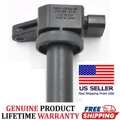 Bobina de encendido GENUINA DENSO 1 para Jaguar 2002-2010 4,2 L V8, 2W93-12A366-AB OEM Foto 1 de 4