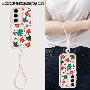 Lanyard Case For Samsung S25 Ultra Edge S24 S23 FE S22 Plus Christmas Tree Cover - Picture 1 of 19