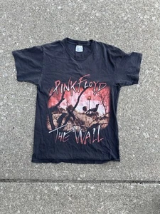 Vintage 90s Pink Floyd The Wall Concert T-Shirt Size Small - Bild 1 von 5