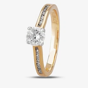 1888 Collection 18ct Rose Gold Brilliant Cut 0.50ct Diamond-Set Solitaire Rin... - Picture 1 of 3