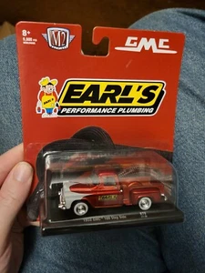 M2 Machines Auto-Drivers 1958 GMC 100 STEP SIDE 'EARL'S' 1:64 R79 21-39 ROT - Bild 1 von 4