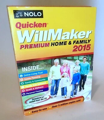 Nolo Quicken WillMaker Premium Home & Family 2015 - Image 1 of 4