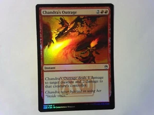 Foil Chandra's Outrage	 Masters 25 - Magic the Gathering MtG Red - Picture 1 of 2