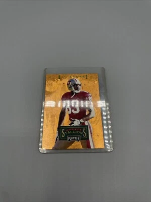 1996 Playoff Trophy Contenders Rookie Stallions JJ Stokes #RS-15 - Image 1 of 4