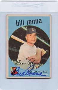 1959 Topps #72 Bill Renna Red Sox Signed Auto *H3439 - Picture 1 of 2