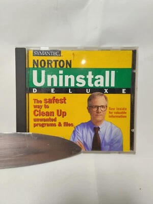 Norton Uninstall Deluxe by Symantec PC CD-Rom 1997 windows - Image 1 of 3
