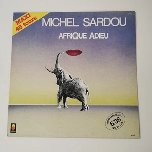 MICHEL SARDOU MAXI 45 RPM AFRIQUE ADIEU - Imagen 1 de 2