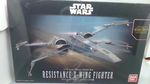 Bandai Star Wars X Wing Resistance Fighter Model Kit All pieces Present - Picture 1 of 6