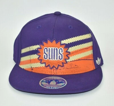 Phoenix Suns adidas 210 Fitted Retro Style Men's Cap Hat - Size: 7 1/4 - 7 5/8 - Image 1 of 4