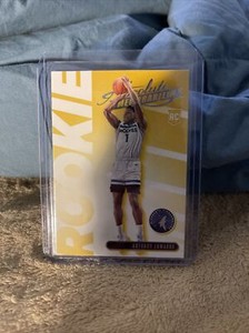 2020 Absolute Memorabilia Basketball Rookie Anthony Edwards Yellow