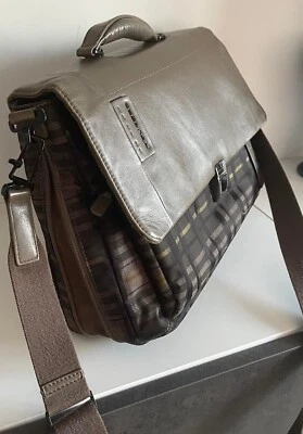 Giovanile  bellissima   Borsa  Lavoro  hobby PIQUADRO marrone beige - Immagine 1 di 4