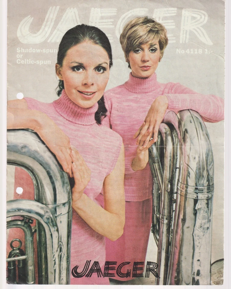 Jaeger 4118 Original Woman's Knitting Pattern Sweaters - Image 1 of 1