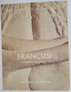 Brancusi Gagosian Gallery Romanian Masterpieces New Yorker Ad 1990 ~8x10.5" - Imagen 1 de 1