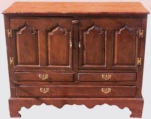 EARLY 18TH CENTURY ANTIQUE WILLIAM & MARY SIDEBOARD CONSOLE SERVER IN OAK & YEW - Picture 1 of 12