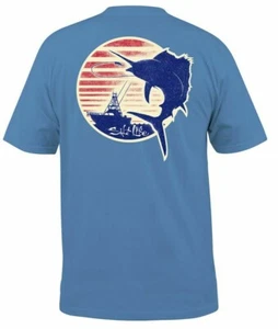 Salt Life At Dawn Mens Short Sleeve Pocket Graphic T-Shirt - XL & Large - NWT - Picture 1 of 3