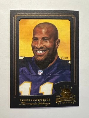 2003 Gridiron Kings Gold #55 Daunte Culpepper #'d 29/75 Vikings - Image 1 of 2
