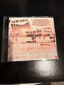 R.A.W. Live At Bassrush CD DJ MIXTAPE Drum N Bass Ragga Jungle Techno RAW Mix CD - Picture 1 of 1