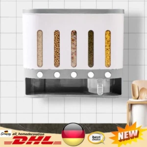 Müslispender Küchen Vorratsdosen Wand-Montiert Trockenfutter Getreidespender - Bild 1 von 24