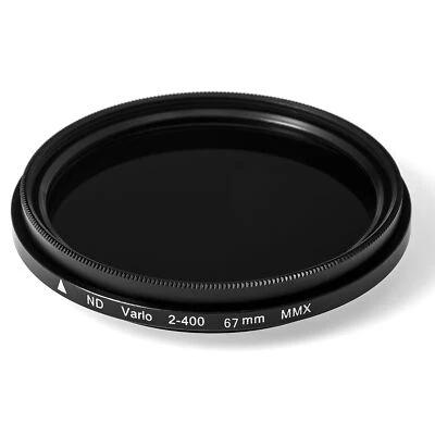 XAiOX® Filtro ND Variable Graufilter 6mm ND2-ND400 Ajustable Sin Escalas - Imagen 1 de 4