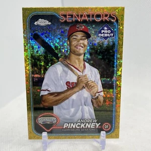 Mini diamante dorado Andrew Pinckney (RC) #/50 2024 debut Topps Pro cromado #PDC-117 - Imagen 1 de 6