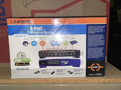 Linksys  EtherFast (EZXS88W) 8-Ports External Switch - Image 1 of 3