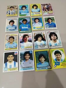 Lotto 16 figurine Diego Armando Maradona dal 1984 a Usa '94 leggi - Foto 1 di 4