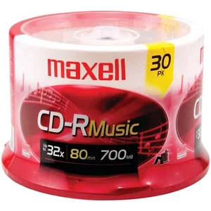 Maxell – 625335, Premium Quality Noise free Surface Playback Recordable CD - Picture 1 of 2