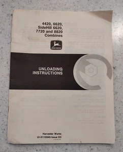 INSTRUCCIONES DE DESCARGA JOHN DEERE - COLINA LATERAL / COMBINA - MODELO 4420 6620 7720 - Imagen 1 de 2