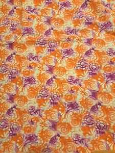 Tela acolchada de costura de algodón estilo hippie tie dye de 1 3/4 yardas x 44" brillante divertida - Imagen 1 de 4