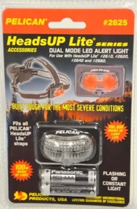 Luz de alerta LED de modo dual Pelican #2625 para usar con HeadsUP Lite: 2610,2620,2640 - Imagen 1 de 3