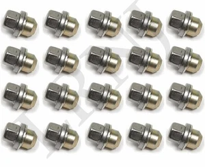 LAND ROVER RANGE ROVER CLASSIC 87-95 SET OF 20 WHEEL NUTS WITH WASHER RRD500560 - Picture 1 of 4